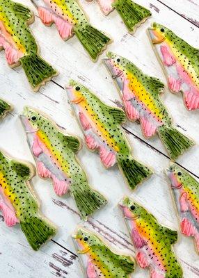 Rainbow trout cookies