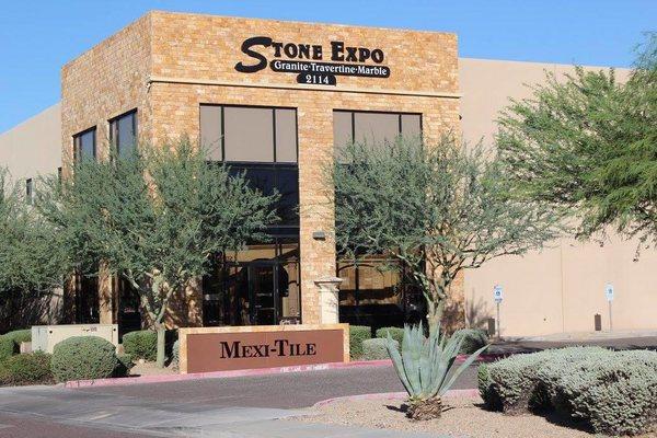 Our natural stone tile storefront in Phoenix, AZ