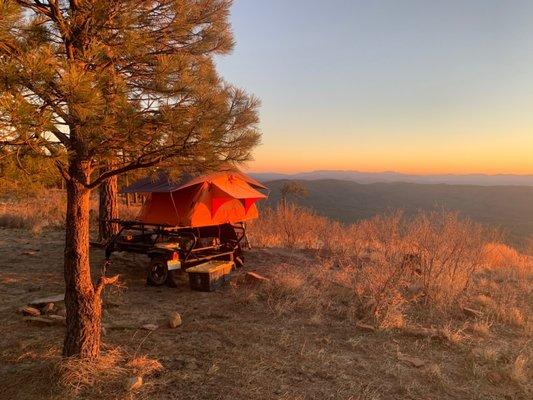 Tepui Rooftop Tent on a Yakima Trailer