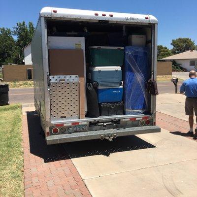 This is how we pack a truck for a local move