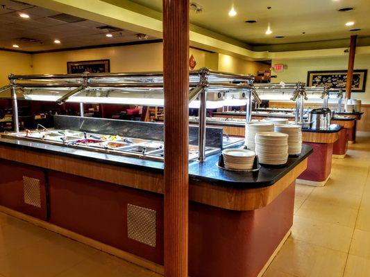 Food Area at Asian Buffet