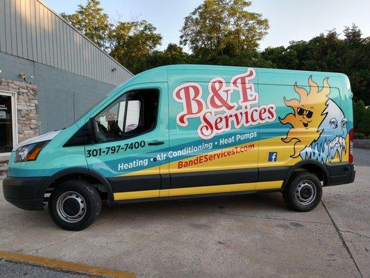 Full Transit van wrap. Awesome graphics really grab attention. Give us Quiksigns a try and you won't be disappointed!