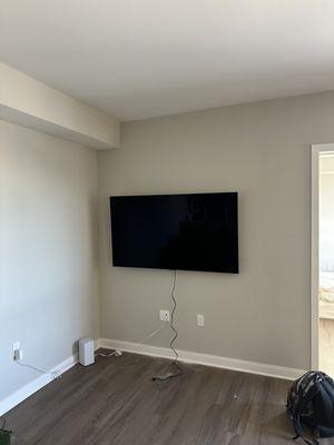 TV mounted