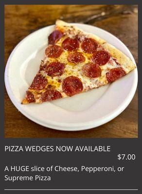 the slice that is advertised...