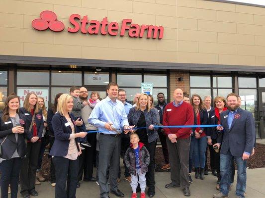 Ribbon Cutting at our new Auto Insurance Location.