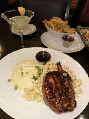 Grilled Pork Chop sub Buttermilk Mashed Potatoes