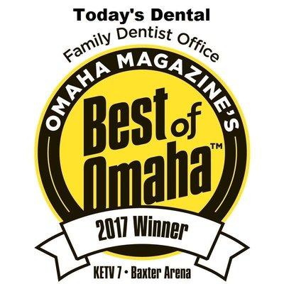 Today's Dental Family Dentist Office is a Best of Omaha 2017 Winner!