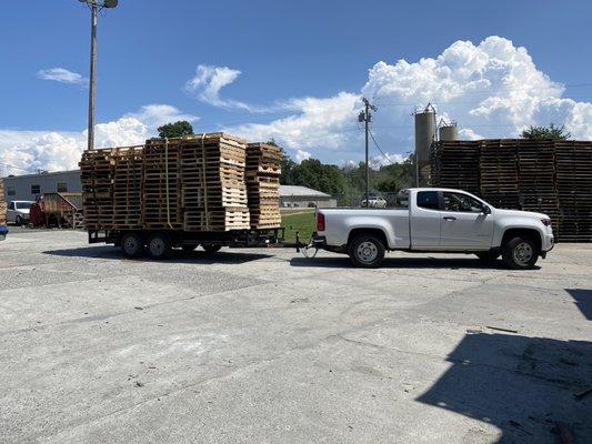 My first trailer. 16' utility trailer rated for 7000lbs