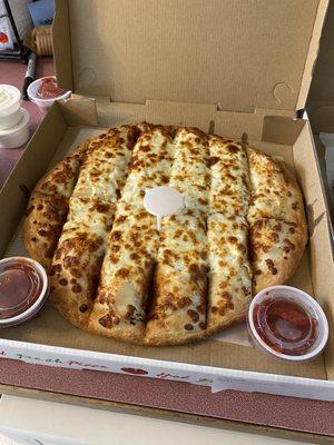 medium cheesy bread