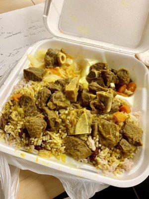 large curry goat... disappointing