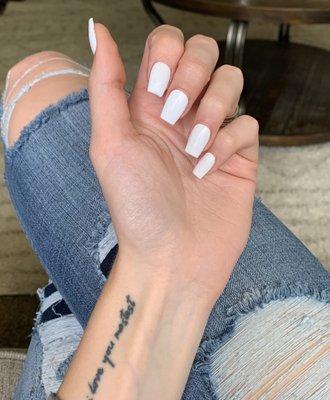 White Coffin Nails