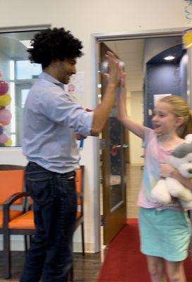 High fives for great orthodontic care!