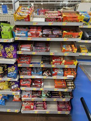 Candy selections.