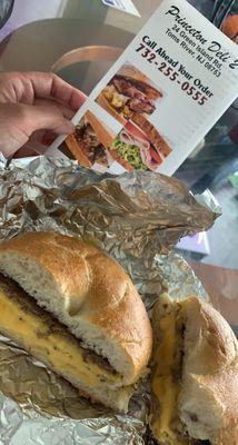 Steak egg and cheese