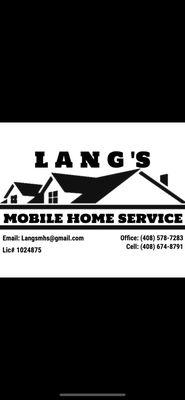 Lang's Mobile Home Service