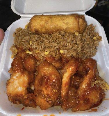 19. General Tso's Chicken Combo Luncheon Special