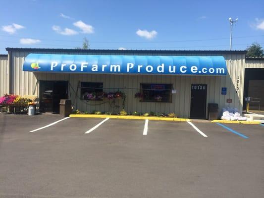 ProFarm Produce is reopened weekdays 12-7pm and weekdays 10-5.