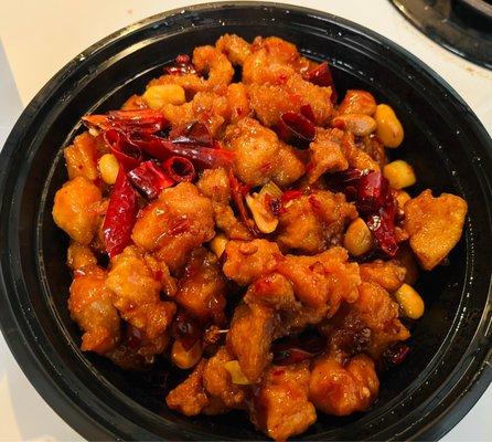 F04. Chinese Style Kung Pao Chicken. Spicy and soooo good!