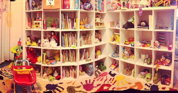 Check out the toy corner