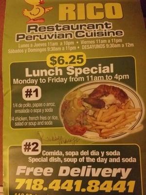 Great lunch specials