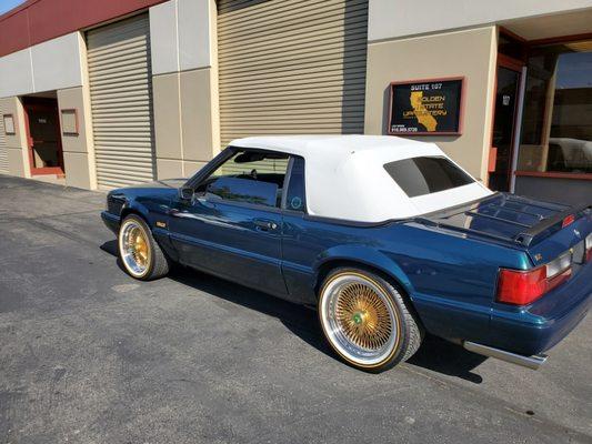 '94 Mustang 5.0 Convertible Top Replacement