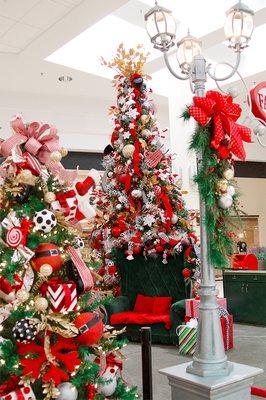 Our custom tree display at Midland Park Mall Dec. 2018