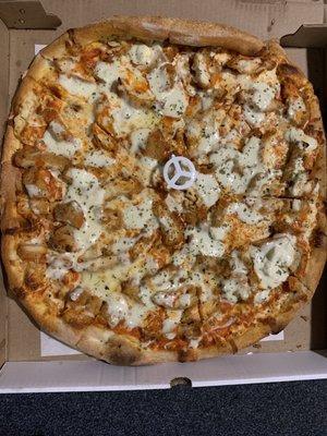 Buffalo chicken pizza