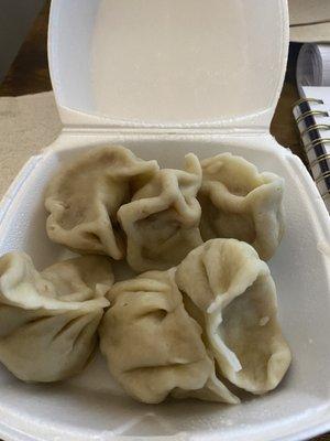 Pork steamed dumplings!