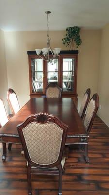 Our new table with chairs