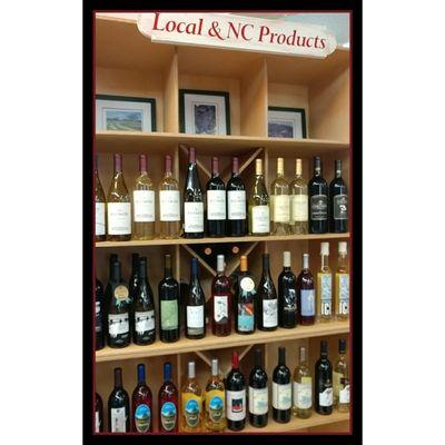 Local wines and other favorite selections expanding daily