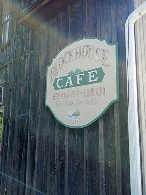 Serving breakfast all day,lunch and dinner. 
The Blockhouse Cafe where friends you haven't met yet meet.