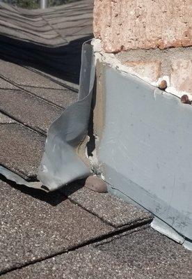 Shingle work damage