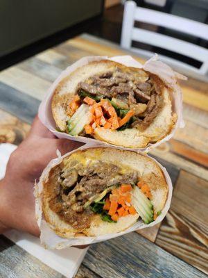 Steak banh mi! Can't be beat. Just go get it