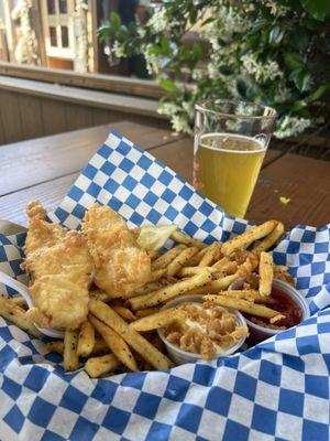 Alaskan Halibut fish n chips