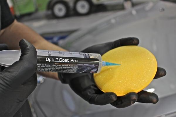 Opti Coat Ceramic Coatings applied in a climate controlled environment to ensure optimal application and cure time.