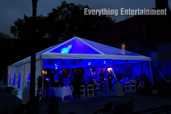 Clear Top 30x40' Wedding Tent at the Old Stone House in Brooklyn, NY