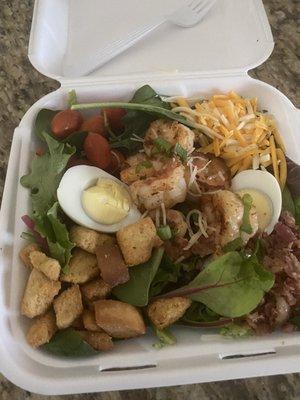 Grilled shrimp salad