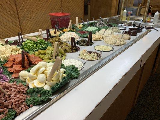 Full salad bar!