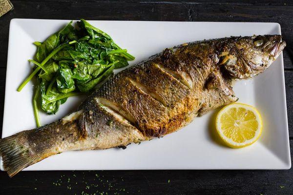 Broiled Branzino