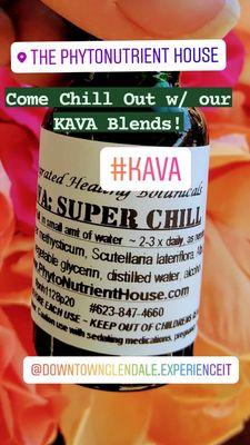 Kava blends tinctures for stress relief