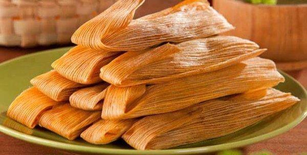 Tamales verdes rraja rrojos