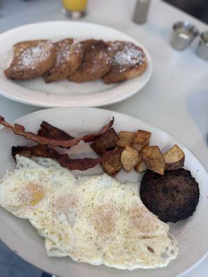 The French toast plate! Phenomenal!