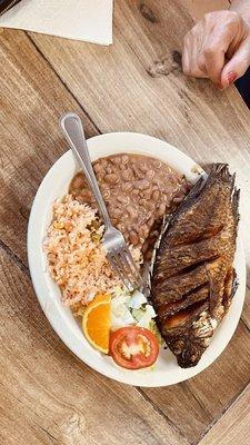 Fried Mojarra