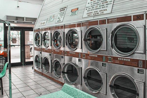 Dryers at Habana Plaza Coin Laundry