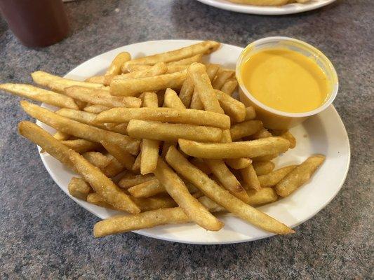 Cheese Fries - crispy and delicious