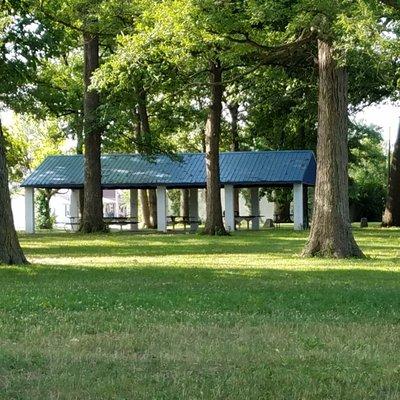 shelter in the woods near Fairview