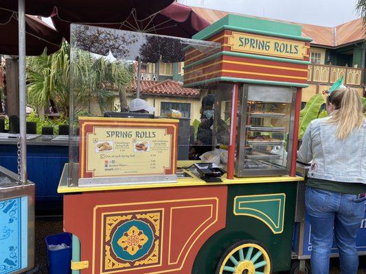 The Spring Roll Cart!