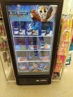 Oooh! Ice cream bars at the dollar store. Much cheaper than the ice cream truck, at least.