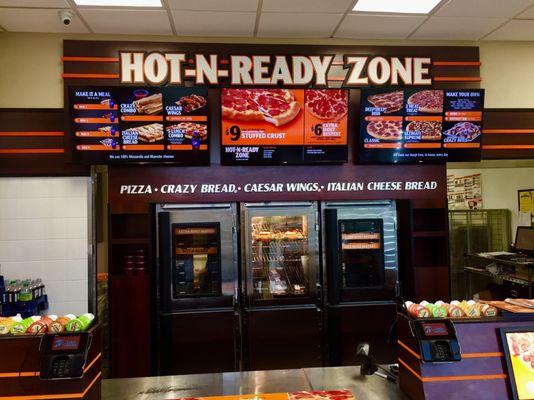 Cashier Counter and Hot-N-Ready Zone