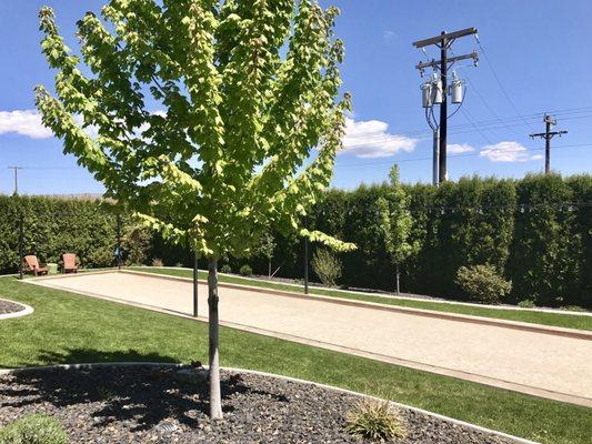 Bocce ball court